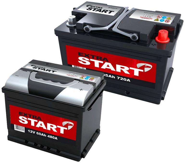 Аккумуляторы Extra START Аккумуляторы Extra START