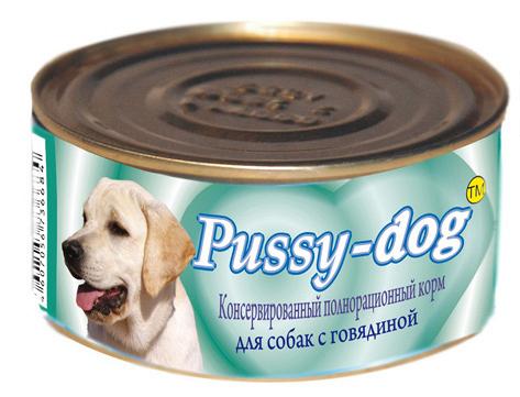 Корм для собак Pussy-Dog 