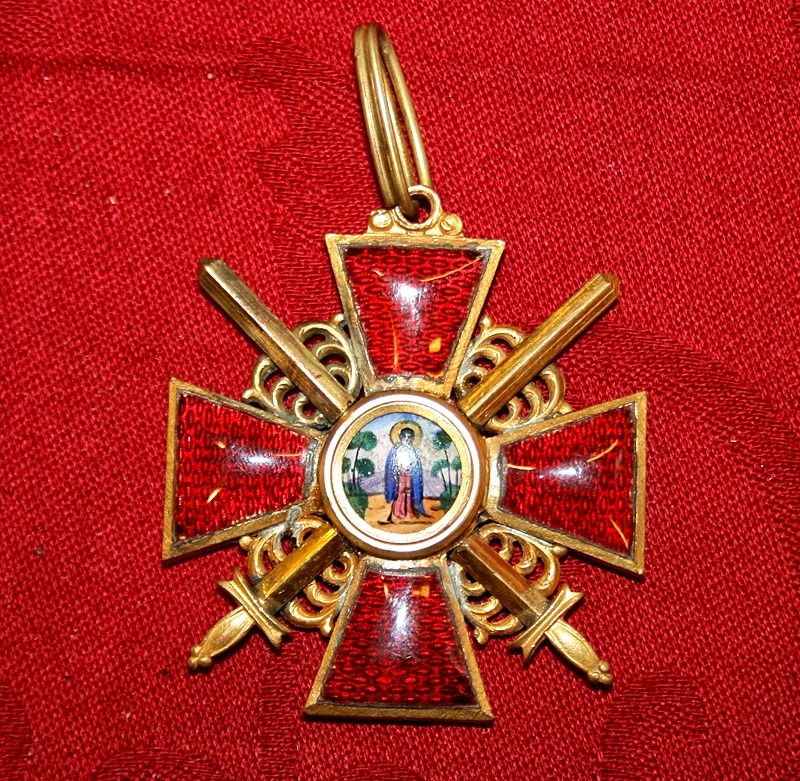 Орден святой Анны 2 степени, с мечами