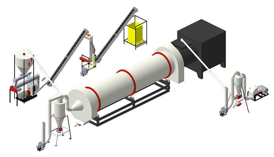 Линии гранулирования для производства топливных гранул