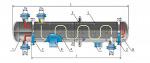 Kожухотрубчатый теплообменный аппарат типов ТН, ТК, ХН, ХК, КН, КК, ИН, ИК