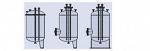 Вертикальная емкость с эллиптическими днищем и крышкой, ВЭЭ