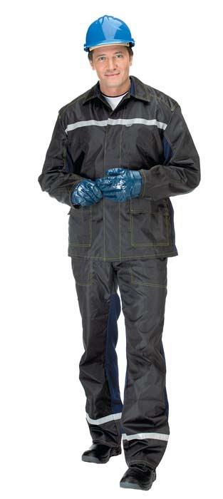Арт. Р37-2 Костюм нефтяника (куртка+полукомбинезон) синий/черный (РОССПЕЙС)
