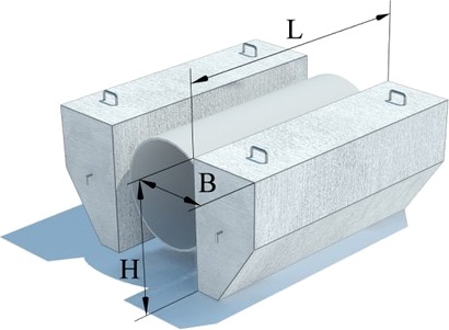 Утяжелители железобетонные сборные