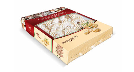 Печенье ROGALIKI z cukrem pudrem 800g HALF RINGS with powder sugar