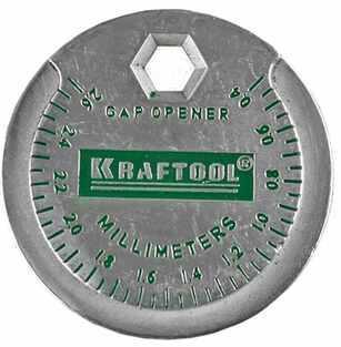 Измеритель зазора свечи KRAFTOOL с градуировкой, 0,4-2,6мм. Артикул: 43258