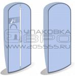 Чехол для одежды - объемный, с окном cheh43