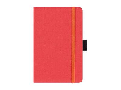 NG Записная книга Portobello (клетка) с кармашком, FRAME, 9*14 см, красный