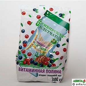 Клетчатка сибирская Витаминная поляна 300г(в пакете)