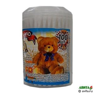 Ватные палочки TeddyLand (банка) 100 шт