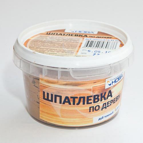 Шпатлевка по дереву НОВА темный дуб Шпатлевка по дереву НОВА темный дуб