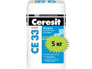 Затирка для узких швов Ceresit СЕ 33 Super Затирка для узких швов Ceresit СЕ 33 Super
