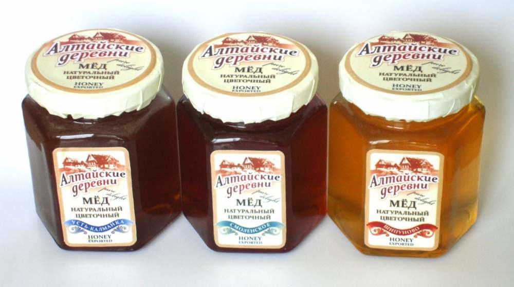 Мёд натуральный Алтайские деревни