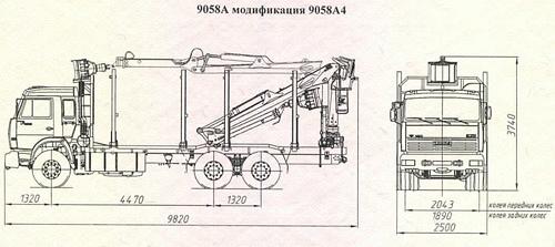 Лесовоз 9058А4