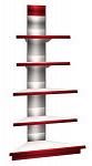 Универсальный внешний угловой торговый стеллаж Арлекс НУ