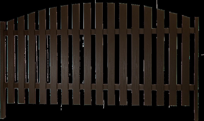 Заборы из древесно-полимерного композита