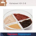 Катионит КУ 2-8