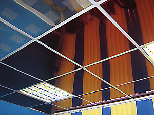Кассетные потолки с открытой подвесной системой
