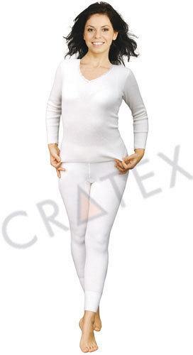 Женское термобелье шерстяное с ангорой, брюки Cratex
