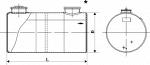 Горизонтальные стальные сварные цилиндрические резервуары малой емкости от 3 до 100 куб. м