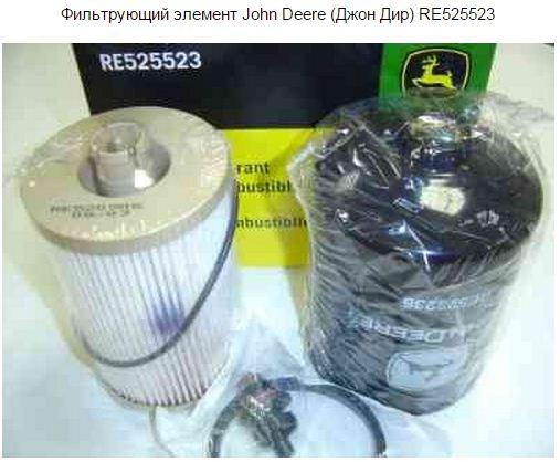 Фильтрующий элемент John Deere (Джон Дир) RE525523 Фильтрующий элемент John Deere (Джон Дир) RE525523