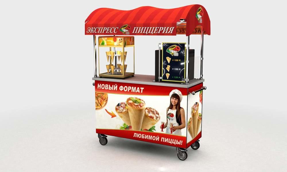 Мобильный прилавок VM-09-1 PIZZA TORNADO Мобильный прилавок VM-09-1 PIZZA TORNADO