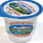 Продукт кисломолочный сметана "Пятигорская" 20%