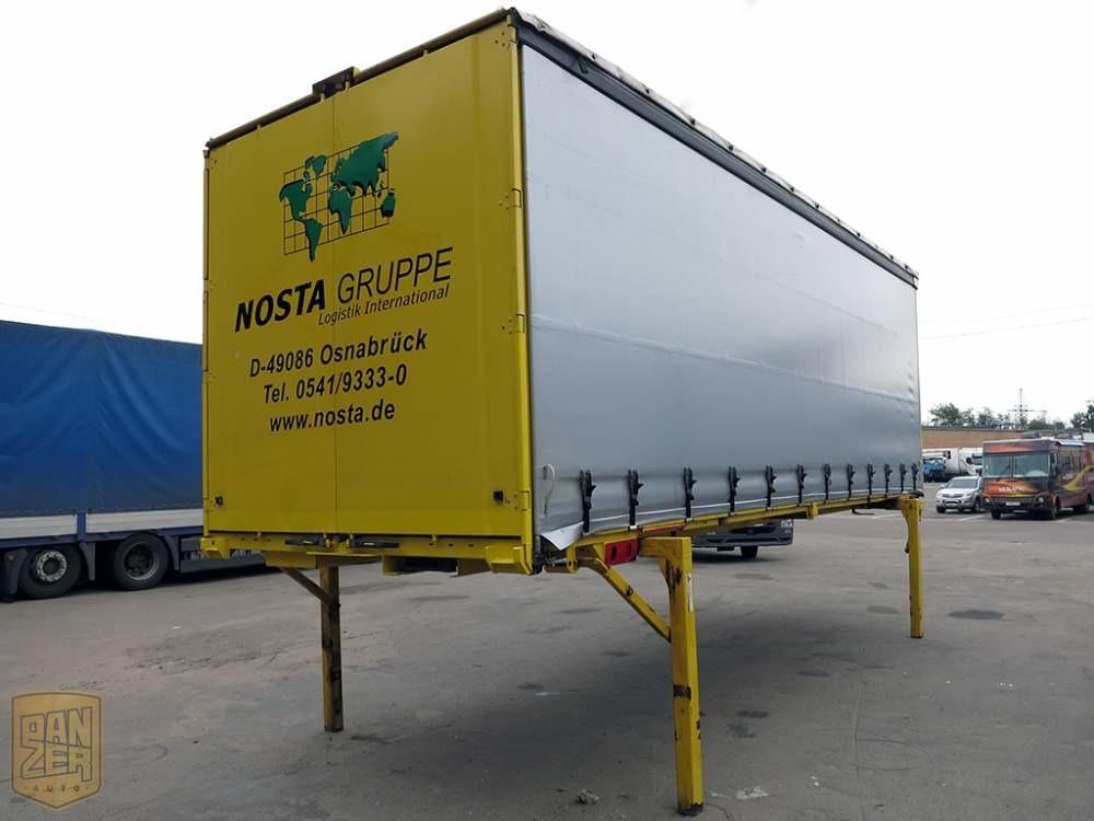 Стандартный сменный кузов КРОНЕ, BDF 7.45, штора 48м3, все загрузки, 2004 г.в. Без РФ! В наличии!