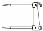 Вилы для рулонов соломы 332С.52