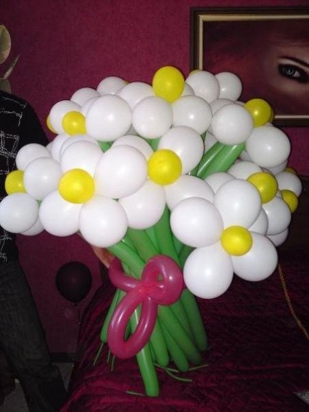 Букет, цветы из воздушных шаров