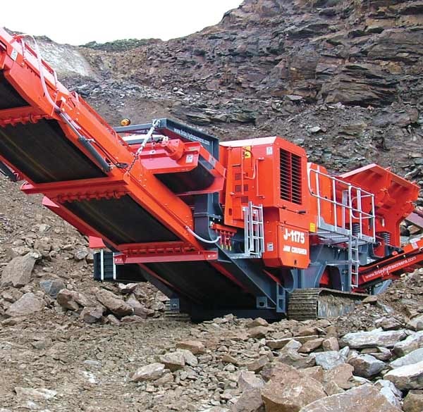 Установки дробильные. Мобильная щековая дробильная установка Finlay-1175 Crusher