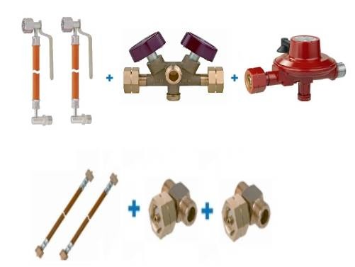 Комплект GOK на 4 баллона с ручным клапаном