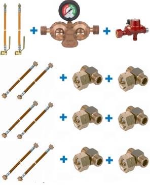 Комплект GOK на 20 баллонов с автоматическим клапаном