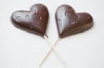 Плитка Шоколадная Сердце на палочке