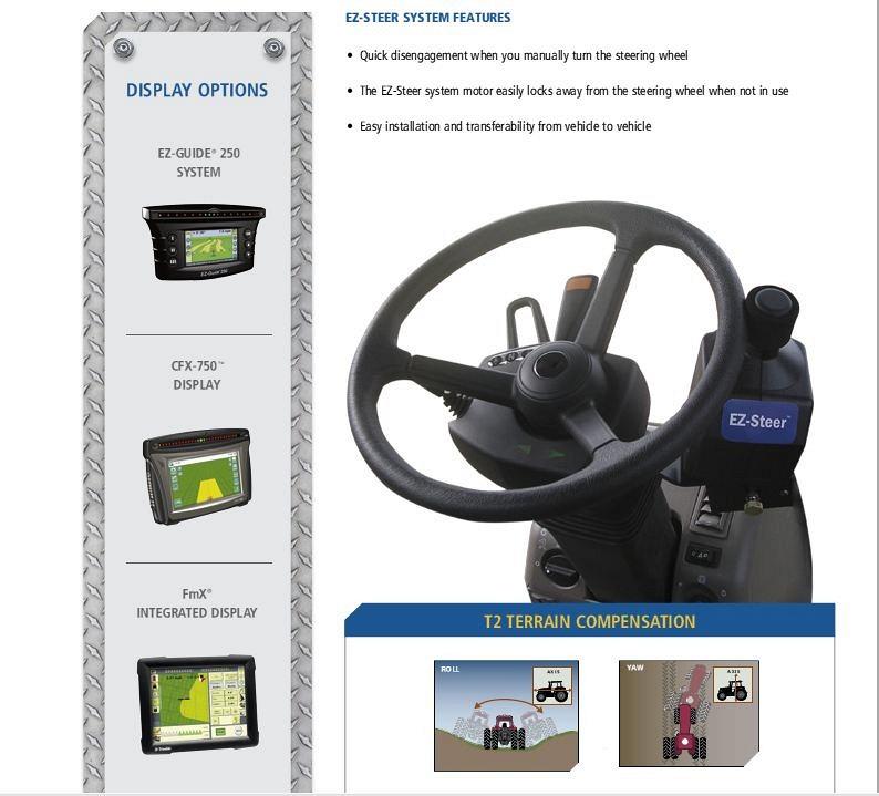 Подруливающее устройство AgGPS EZ-Steer для сельхозтехники. Подруливающее устройство AgGPS EZ-Steer для сельхозтехники.