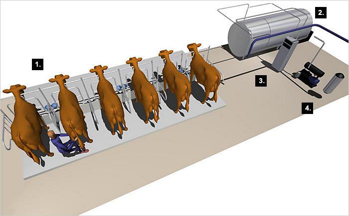 Мобильная доильная установка MMU SG компании DeLaval Мобильная доильная установка MMU SG компании DeLaval