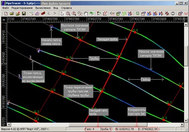 Навигационное программное обеспечение PipeTracer