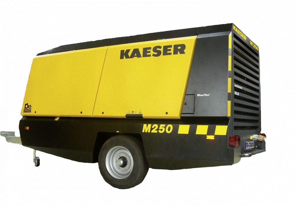 Мобильный компрессор с дизельным двигателем KAESER Mobilair M250
