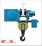 Канатные тали серии МТ  с монорельсовой тележкой уменьшенная строительная высота