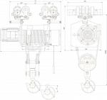 Тали электрические канатные модель Т 2000 г/п  20,0 т