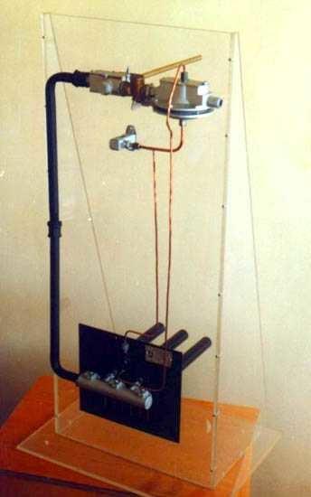 Автоматика пневмогазовая для отопительных котлов `Гелиос-1...4` с газогорелочным устройством (мощность,кВт-12,16,20,25)
