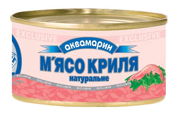 Мясо криля натуральное ТМ «Аквамарин» в Украине, Купить, Цена, Фото