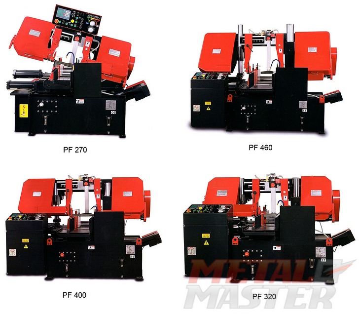 Пилы ленточные электромеханические серии PF, MetalMaster(Китай)