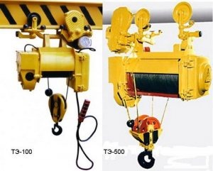 Тали электрические канатные модели ТЭ