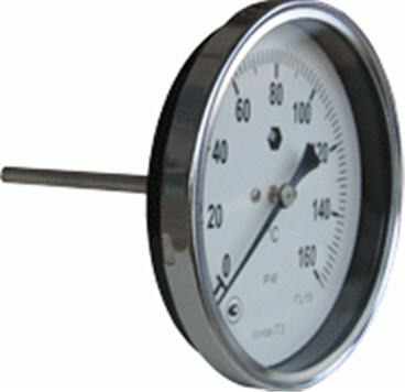 Термометр биметаллический ТБ63(осевой) 200C L=50