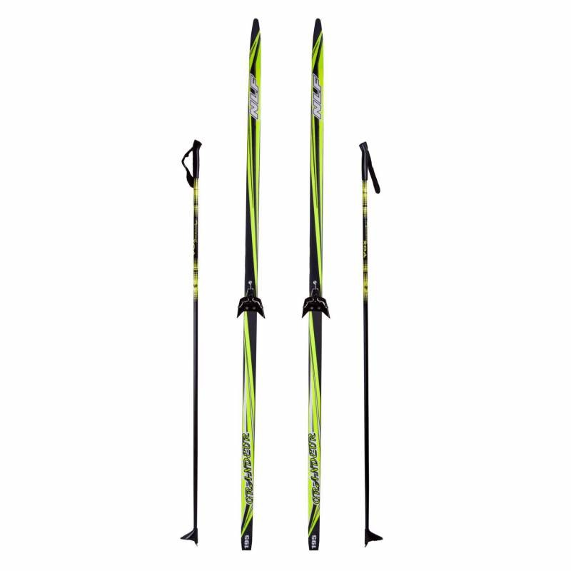 Лыжный комплект NLF Active черно-зеленые