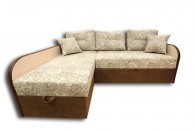 Угловой диван «Ниагара 4Л» с ламинированными подлокотниками