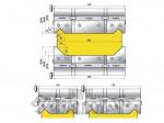 Фрезы комплект 70.2402 для производства строительного бруса Иберус-Киев со сменными ножами TS