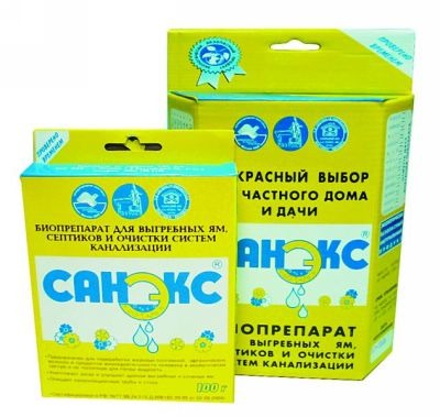 Биопрепараты для биотуалетов Санэкс Биопрепараты для биотуалетов Санэкс