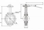 Затвор поворотный дисковый (ЗД0, Ду 40-1200, Ру 1,0-1,6 МПа)